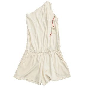 Ramy Brook New York Silk Lulu Romper - Ivory | XS